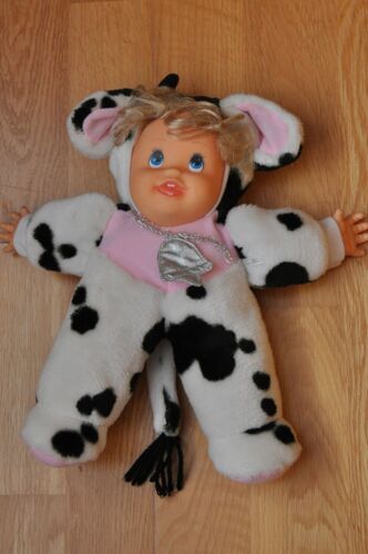 Doudou Vache Poupée - Hauteur 32 Cm