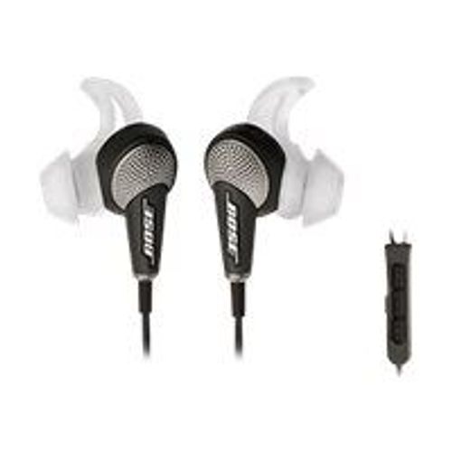 Bose QuietComfort 20i - Écouteurs avec micro - intra-auriculaire - filaire - Suppresseur de bruit actif - gris chaleureux