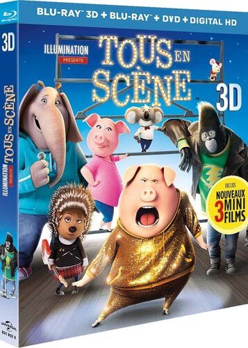 Tous En Scène - Combo Blu-Ray 3d + Blu-Ray + Dvd + Copie Digitale