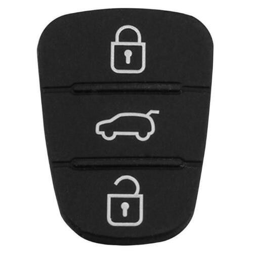 Insert De Bouton De Voiture En Caoutchouc, Accessoires D'intérieur Automobile Adaptés Au Remplacement De Coque De Clé À Distance Hyundai / Kia 1 Pièce