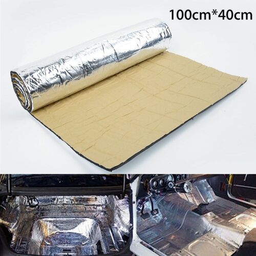 1 Rouleau De Mousse D'isolation Phonique, 100x40cm, 5mm, Pour Voiture, Camion, Anti-Bruit, En Coton, À Cellules Fermées Thermiquement