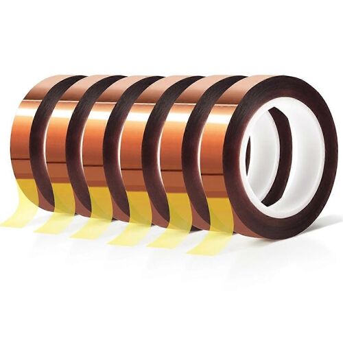 6 Rouleaux 10mm X33m Ruban Chauffant Haute Température Résistant Bande De Transfert De Chaleur Ruban Pour Chaleur Sublim