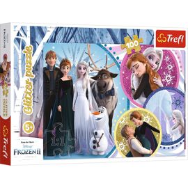 Puzzle Brillant - La Reine des Neiges - 100 pièces