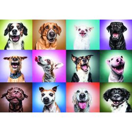 Trefl Prime Puzzle - Funny Dogs - 1000 Pièces