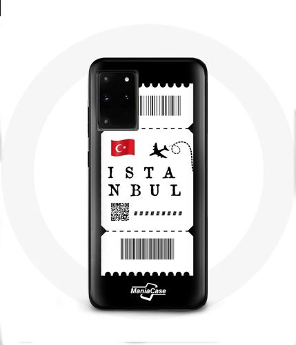 Coque Pour Samsung Galaxy S11 Plus Billet D'avion Istanbul Turquie