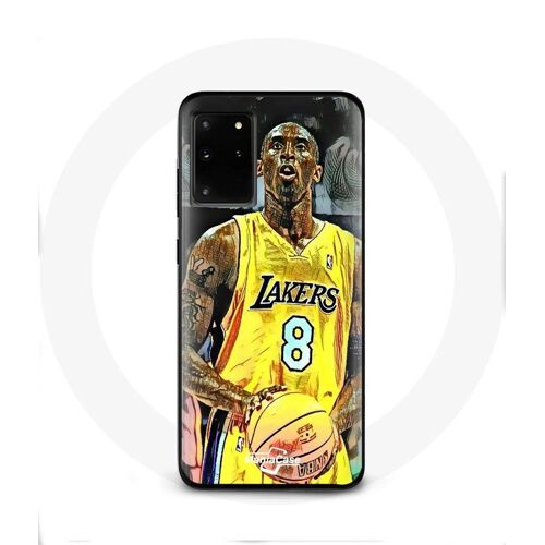 Coque pour Samsung Galaxy S11 Plus Kobe Bryant Dunk lakers 8 NBA Noir