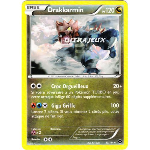 Pokémon - 83/114 - Drakkarmin - Xy - Offensive Vapeur - Rare