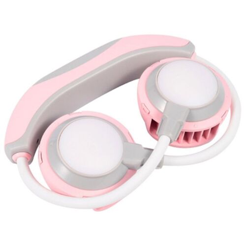 Mini ventilateur de cou LED coloré Portable, double refroidissement, USB, livraison directe