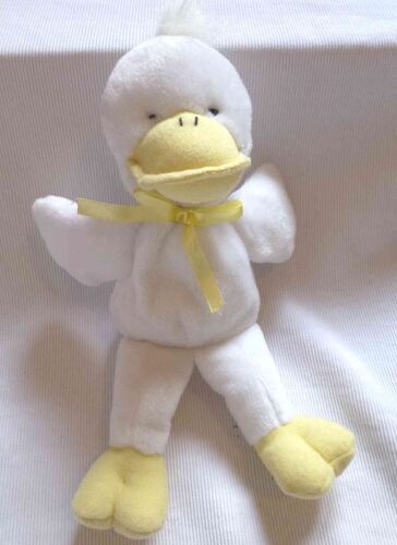 Peluche Doudou Canard Oie Poussin Oiseau Blanc Et Jaune Bonbon Buddies 22 Cm Limited Edition
