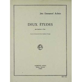 Jean Emmanuel Aubain : Deux Études Pour Contrebasse Et Piano