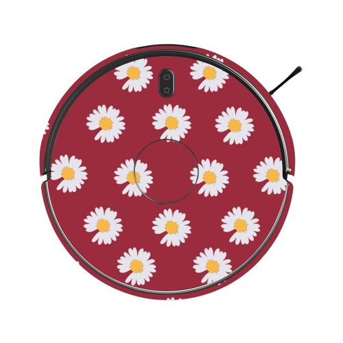 Autocollant de marguerite en vinyle personnalisé, Film de protection de la peau pour aspirateur Robot Xiaomi Mijia MJSTS1 Mop 2 Pro