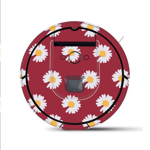 Autocollant de marguerite en vinyle personnalisé pour aspirateur iRobot Roomba 980 970 960, pièces de rechange, Film de protection de la peau