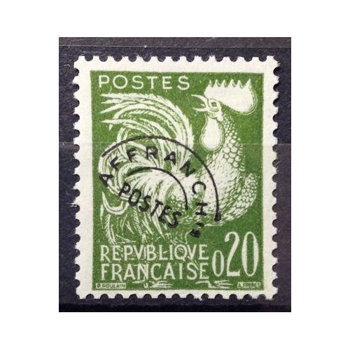 France - Préoblitéré Coq 0,20 Vert (Superbe N° 120) Neuf* - Cote 3,00€ - Année 1960 - N15026