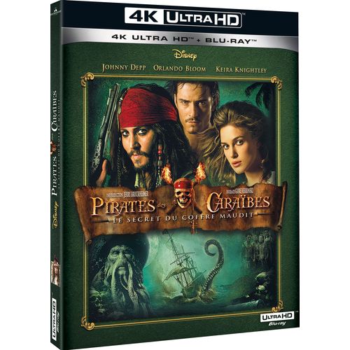 Pirates Des Caraïbes : Le Secret Du Coffre Maudit - 4k Ultra Hd + Blu-Ray
