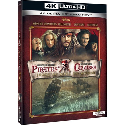 Pirates Des Caraïbes : Jusqu'au Bout Du Monde - 4k Ultra Hd + Blu-Ray
