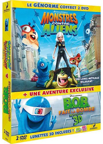 Monstres Contre Aliens + B.O.B. Fait La Bombe - Monstrueusement En 3d - Pack