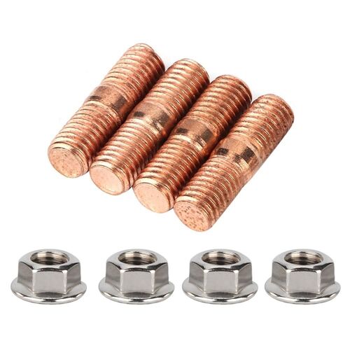 Pas De Filetage De Boulon Professionnel M10x1.50 T3 T4 T6, Kit De Goujon Turbo Haute Résistance, Grade De Bride 8 Écrous Hexagonaux Pour La Fixation Des Collecteurs Turbo