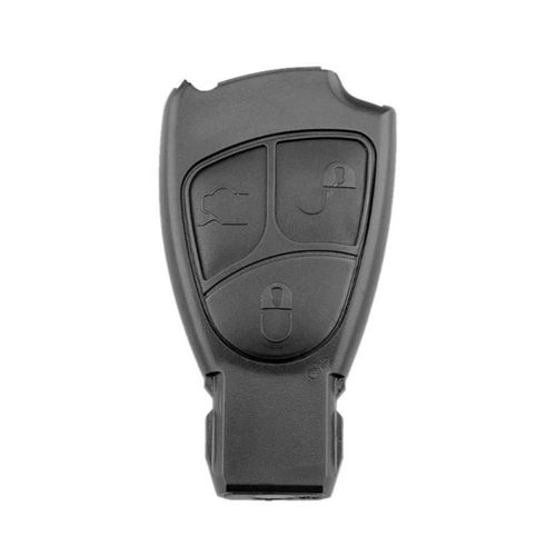 Coque De Clé Télécommande Noire Abs 3 Boutons, Étui De Remplacement Pour Mercedes Benz W203 W211 W204