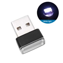 Mini Lampe Led Usb, 7 Couleurs De Lumière, Néon, Pour Intérieur De Voiture, Bijoux