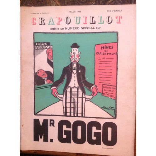 Crapouillot N° 03/1935 : Monsieur Gogo
