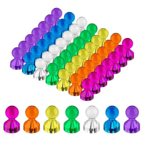 50 Pcs/Set Aimants Cônes Réfrigérateur Punaise Echecs Forme Tableau D'affichage Pin Aimants Punaises Bureau Table