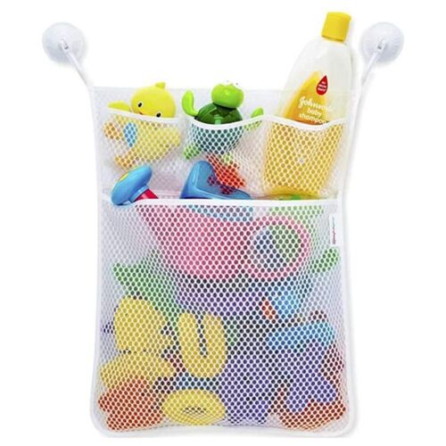 Sac De Rangement De Jouets De Bain Pour Bébé, Sac De Rangement Avec Ventouses Filet Sac Pour Jouets Bébé Organisateur De Jouets Accessoires De Jouets D'eau Pour Enfants 1 Pièce