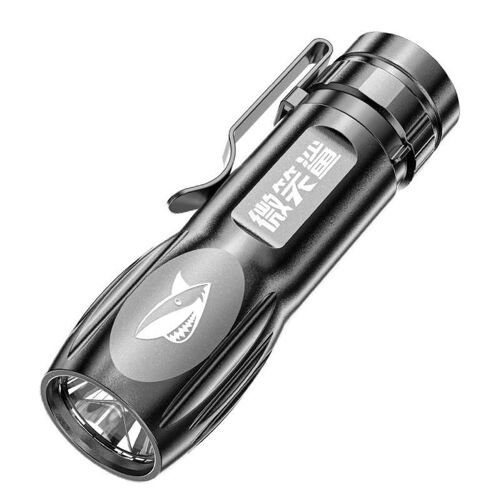 Lampe De Poche Puissante Pour La Pêche, Portable, Rechargeable, Usb, Éclairage D'extérieur, Concentré, Étanche, Accès Tactique À Longue Portée, K5f6