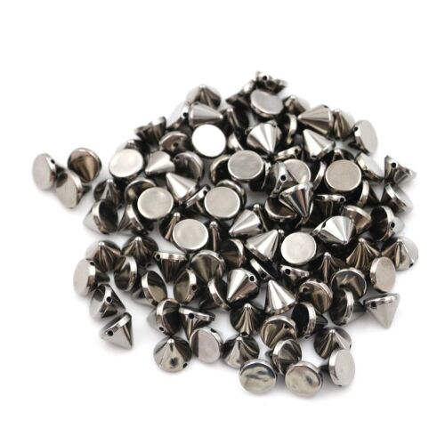 Vêtement De Rivetage, 100 Pièces/Lot, Bricolage Perle Artisanat, Vêtement De Mariage Argent Or Cousu Sur Les Pointes, Clous De Rivet, Punk Rock Pour Sacs Et Robes