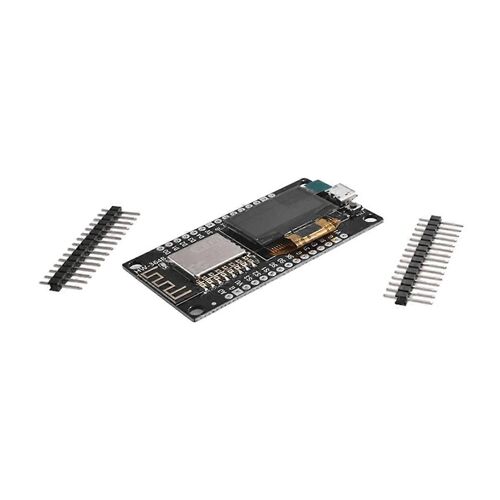 Carte de développement Nodemcu ESP8266 Module Wifi série CH340G avec écran OLED 0.96 pour /Micropython ESP8266(B)