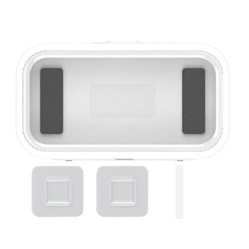 Salle De Bain Rotative Étanche Boîte De Téléphone Portable Poinçonnage Toilette Murale Support Étanche Pour Téléphone Portable Blanc