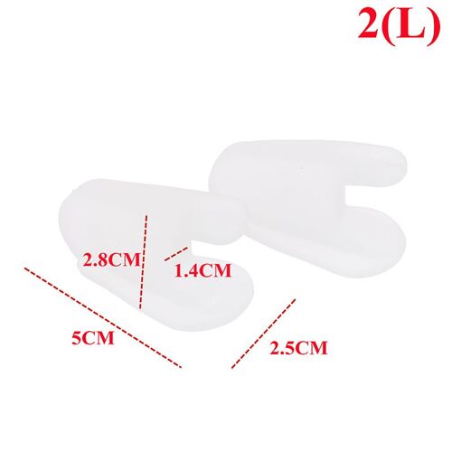 Orthèses En Silicone Pour Le Pouce, 1 Paire De S/L, Correcteur Pour Hallux Valgus, Séparateur D'orteils, Soin Des Pieds