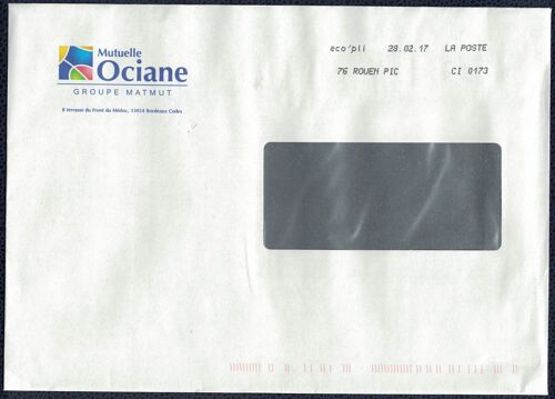 France Enveloppe Mutuelle Ociane Groupe Matmut 33054 Bordeaux