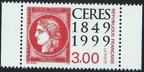 Cérès Rouge 150è Anniversaire Du Premier Timbre Poste Français N° 3212