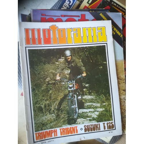Motorama 25 De 1973 Suzuki T125,Honda Cb125s,Sommieres,Triumph Trident