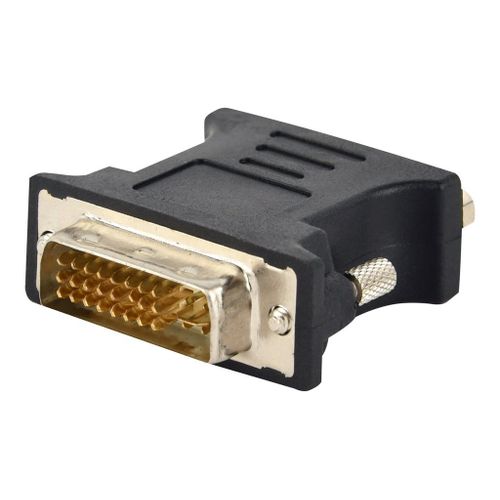 Cablexpert - Adaptateur vidéo - DVI (M) pour 15 pin D-Sub (DB-15) (F) - vis moletées - noir