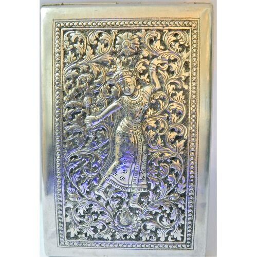 Porte Cigarette Argent Massif Thaïlande
