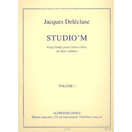 Jacques Delécluse : Studio'm - Vingt Études Pour Caisse Claire Volume 1
