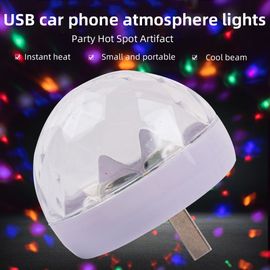 Lampe D'ambiance Led Portable Avec Port Usb, Luminaire Décoratif D'intérieur Pour Voiture, Couleur Néon, Lumière D'ambiance