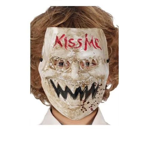 Masque Enfant The Purge Kiss - Fiestas Guirca, S.L. - Tu - Noir - Molticolore - 18 Ans - Enfant