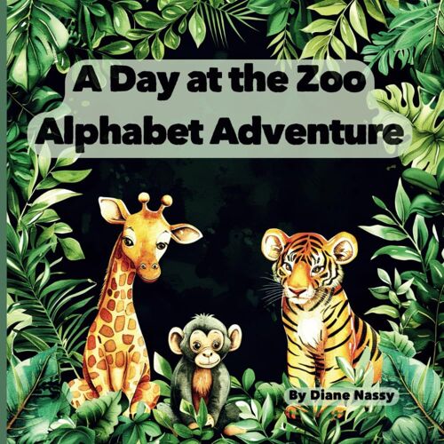 A Day At The Zoo Alphabet Adventure: Exploring Cute Zoo Animals From A To Z Alphabet Book For Preschool Kids Toddlers, Kingdergarten Abc Learning Coloring