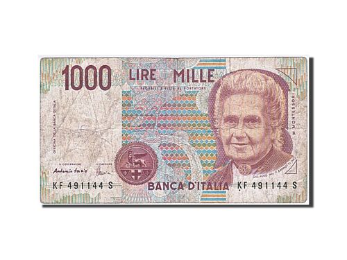 Billet De 1000 Lires Montessori