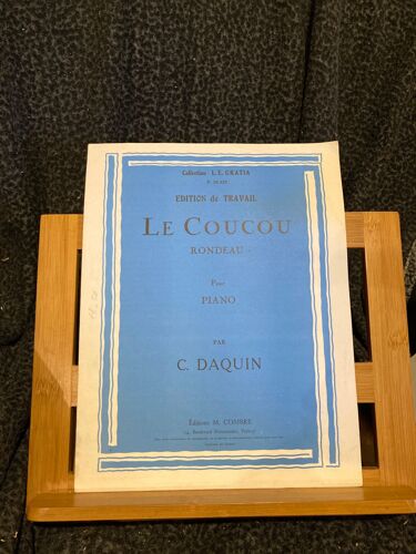 C. Daquin Le Coucou Rondeau Pour Piano Partition Éditions Combre