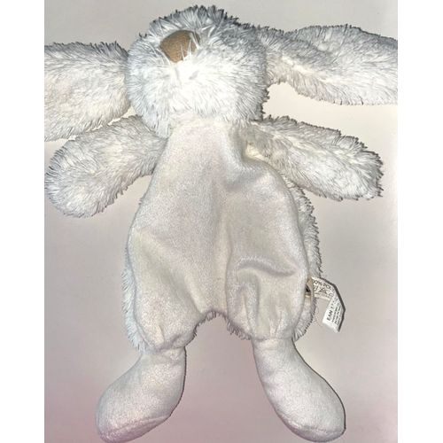 Doudou Lapin Blanc Bouchara Peluche Jouet Bebe