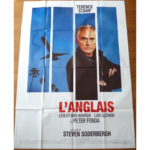 L'anglais De Steven Soderbergh Avec Terence Stamp, Lesley Ann Warren, Luis Guzmán - Affiche Originale De Film Format 120 X 160 Cm