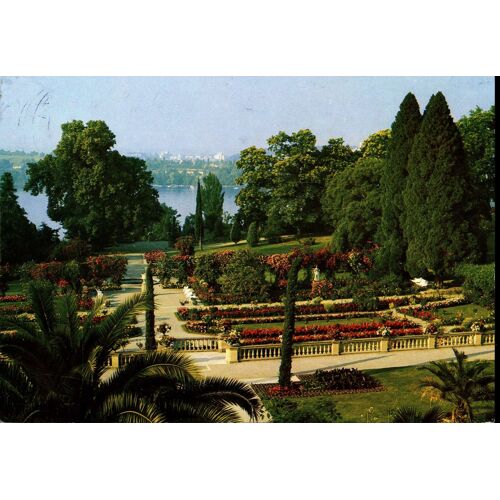 Carte Postale De L' Ile De Mainau  (Allemagne)  Roseraie Au Lac De Constance