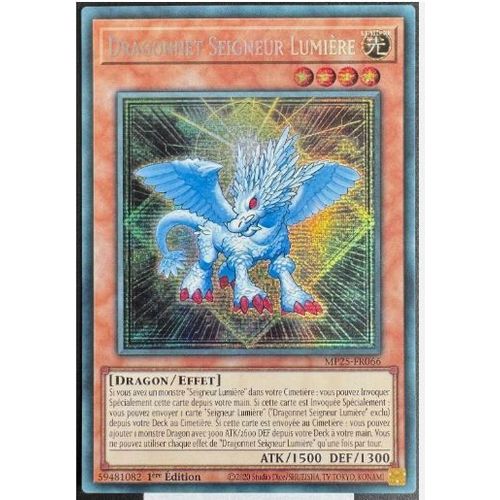 Yu Gi Oh Mp25 Fr066 Dragonnet Seigneur Lumière Secret Rare