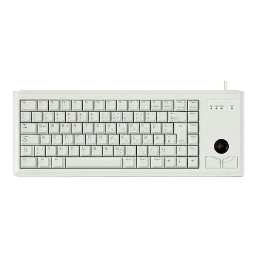 CHERRY Compact-Keyboard G84-4400 - Clavier - PS/2 - R.-U. - gris clair