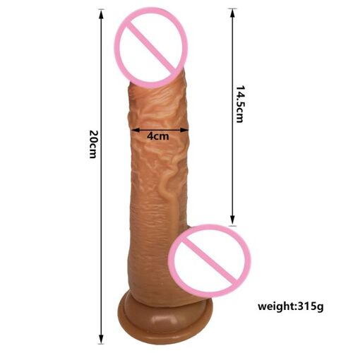 Gode Souple Réaliste En Silicone Avec Une Énorme Ventouse En Silicone, Jouets Sexuels Pour Femmes, Point G, Masturbation, Lesbiennes