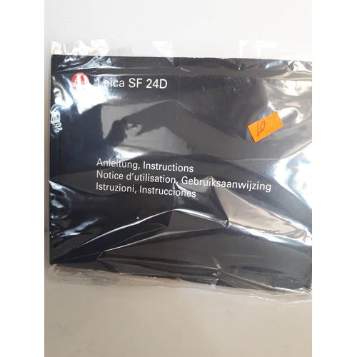 notice d'utilisation LEICA SF 24D