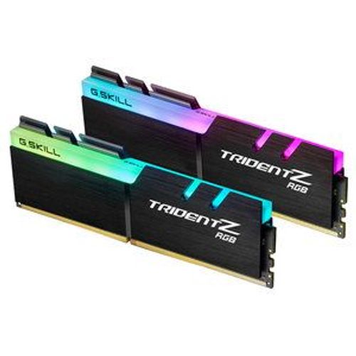 Memoire RAM G.Skill Trident Z RGB 16 Go (2x 8 Go) DDR4 3000 MHz CL16 - Kit Dual Channel 2 barrettes de RAM DDR4 PC4-24000 - F4-3000C16D-16GTZR avec LED RGB